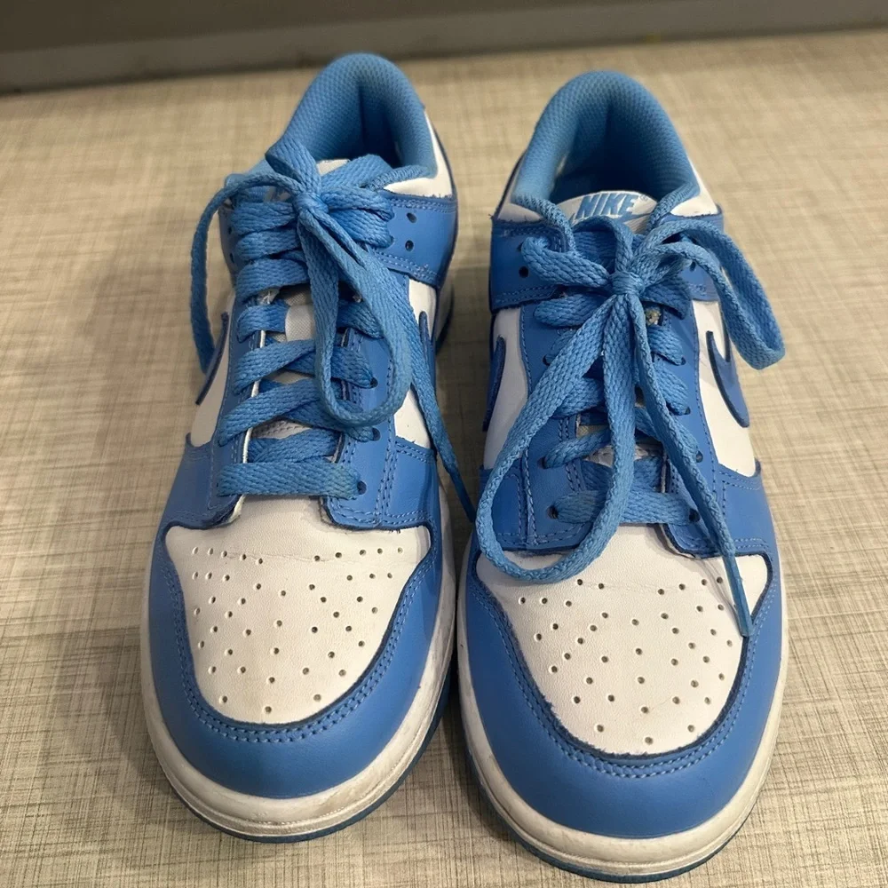Nike dunk lows in university blue